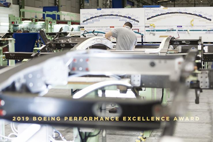 Aciturri recibe el “2019 Boeing Performance Excellence Award”