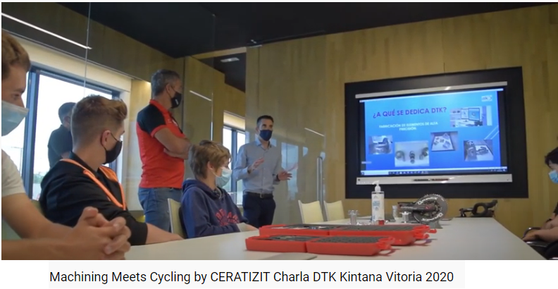 DTK, socia de Hegan, se reafirma en el  compromiso social en esta ocasión a través del proyecto Machining Meets Cycling by CERATIZIT.